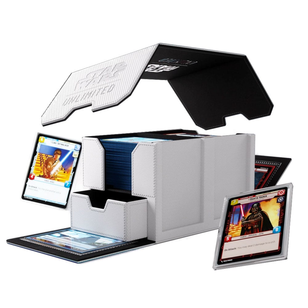 Star Wars Unlimited Double Deck Pod Bianco e Nero