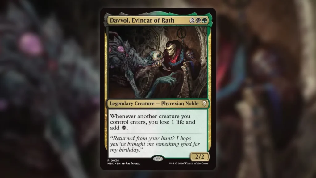 Davvol, Evincar of Rath: Il Nuovo Commander Classicamente Combos di Magic