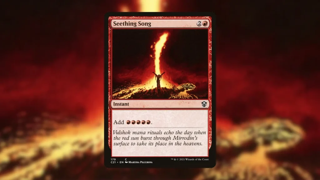 Magic Seething Rage comuni più costose MTG - - Le comuni più | CarteMagic