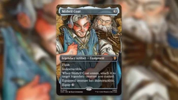 Incredibili Box Topper di The Hobbit per MTG con Mithril Coat e Galadriel