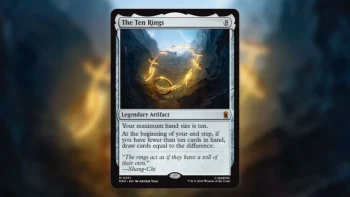The Ten Rings: nuovo artefatto MTG da otto mana cresce del 271% in tre settimane