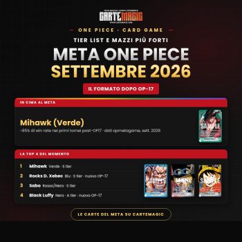 Decklist One Piece: i mazzi più forti di settembre 2026