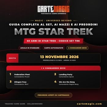 MTG Star Trek: guida completa a 4 Commander deck e preordini