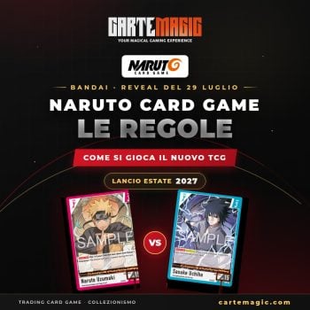 Regole Naruto Card Game: svelati i 5 tipi di carta del TCG Bandai