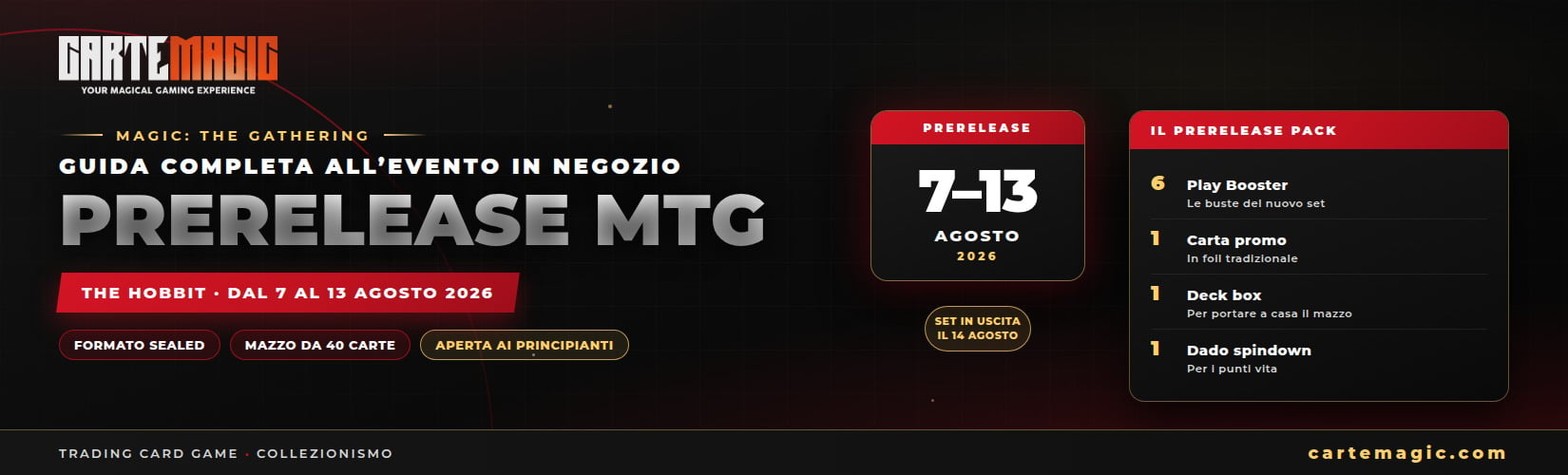 cm prerelease mtg header CarteMagic Prerelease MTG: guida completa + 6 eventi The Hobbit da noi
