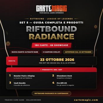 Riftbound Radiance: uscita, date ufficiali e roadmap 2027