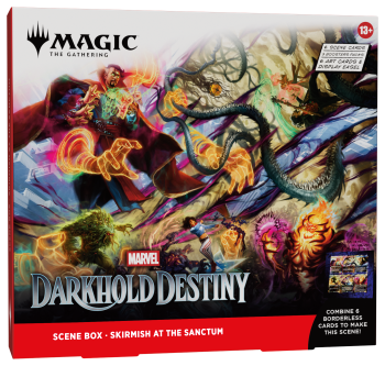 darkhold destiny skirmish at the sanctum CarteMagic Darkhold Destiny Scene Box Skirmish at the Sanctum – confezione inglese