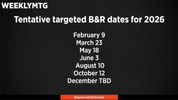 Calendario ufficiale delle ban 2026 in Magic: The Gathering